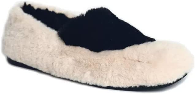 VHNY | Color Block Faux Fur Slippers | Multi | Size 9