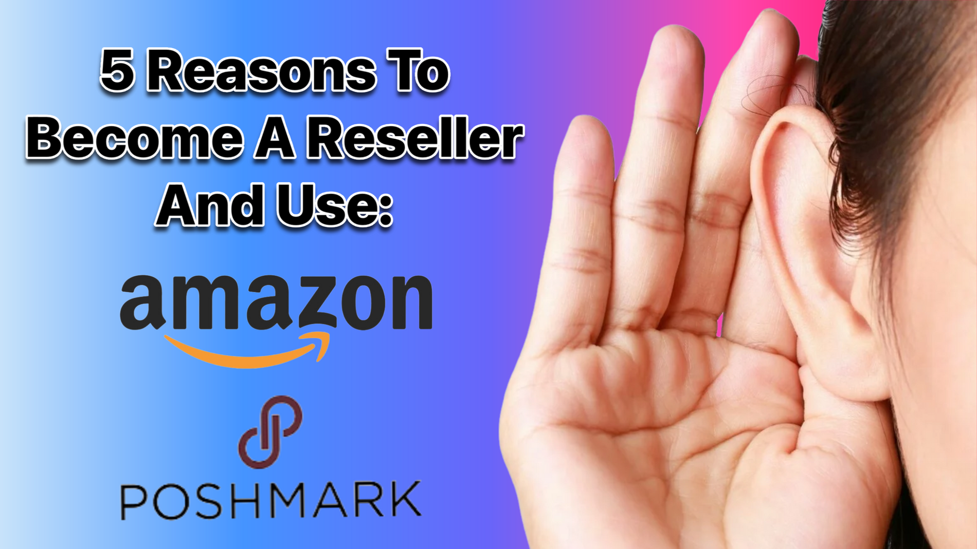 5 Reasons to Become a Reseller and Use Amazon and Poshmark as Your Platforms