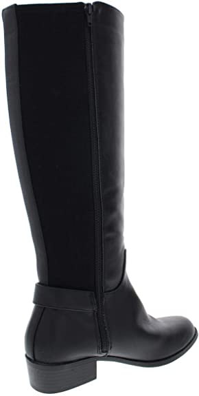 Alfani Womens Kallumm Almond Toe Knee High Fashion Boots, Black, Size 5.0
